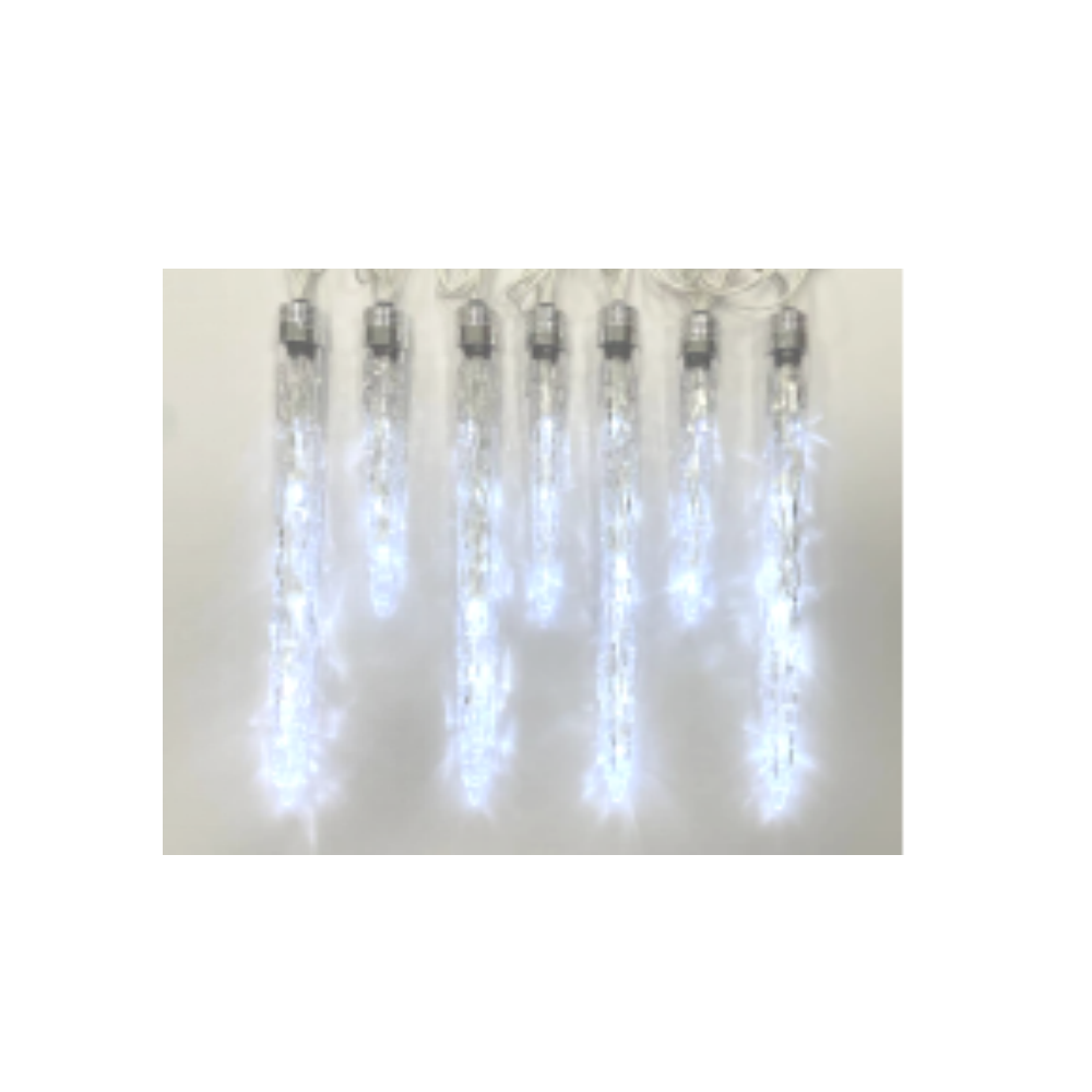 18FT 90L dripping icicle with 7big icicles and 7 small icicles totally 20 strands(6363circulation) LED curtain Lamp - CYXAC6323