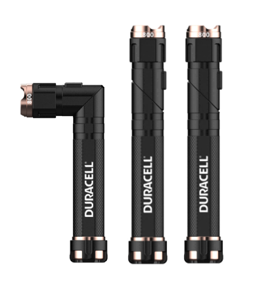 Duracell 800LM 4AAA Pivoting Head LED Flashlight 3PK-NP2275